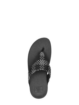 Lulu Silky Weave Toe-Post Sandals