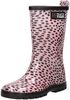 Rainboot Dots Old Pink Black - small