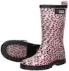Rainboot Dots Old Pink Black - small
