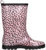 Rainboot Dots Old Pink Black - small