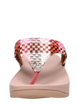 Lulu Silky Weave Toe-Post Sandals