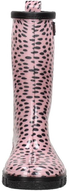 Rainboot Dots Old Pink Black - large
